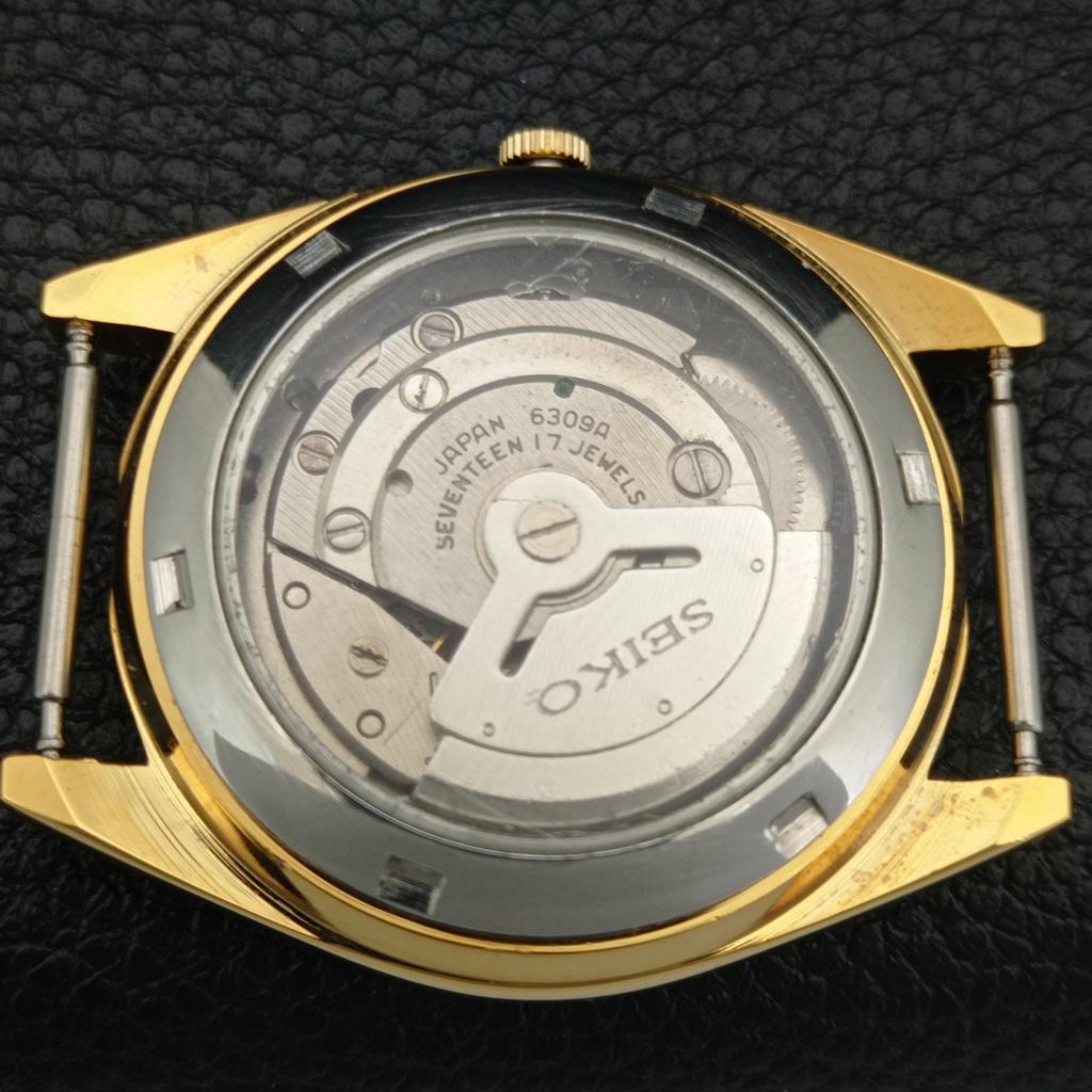 ОТРЕМОНТИРОВАННЫЕ МУЖСКИЕ АВТОМАТИЧЕСКИЕ ЧАСЫ SEIKO 5 ВИНТАЖНЫЕ ЯПОНИЯ ЗОЛОТОЙ ЦИФЕРБЛАТ a442352-1