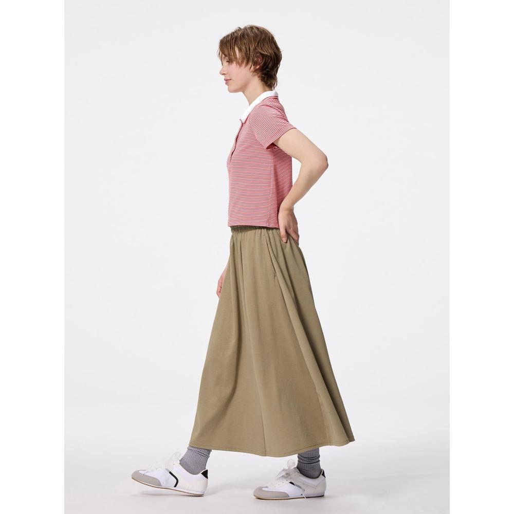 GU by Uniqlo Сухая расклешенная юбка рупий