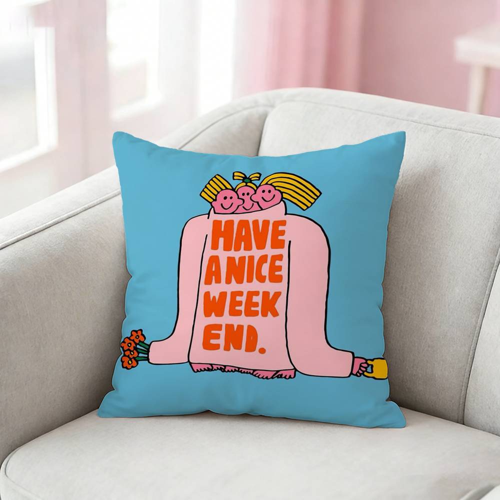 AAYAKA FUKANO Art Pillow Case for Sofa Living Room Home office Decor Protective Cover