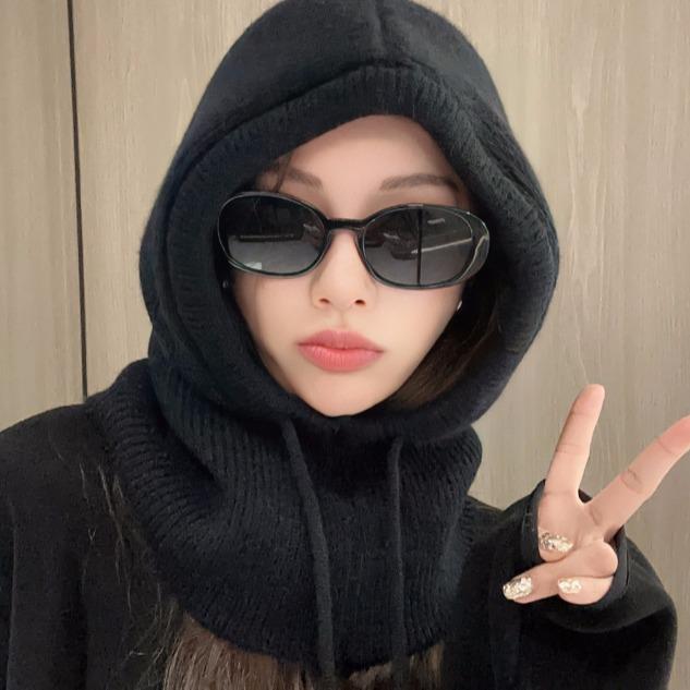 Women'S Cozy Winter Knit Hat and Scarf Combo - All-Season Polyester Knit Fabric with Buckle Closure,Packable for Hiking, Cycling, and Holiday Gifts