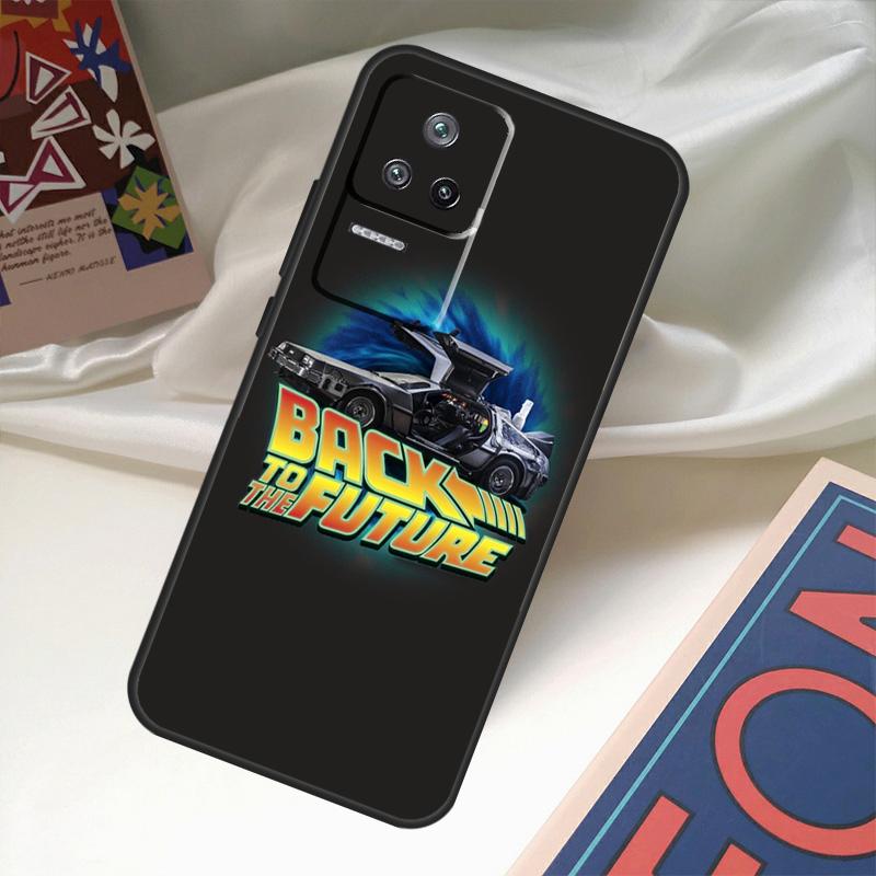 Back To The Future Time Machine Funda For POCO M6 Pro X3 X4 X5 X6 M5s F3 F5 Xiaomi 13T Pro 12T 11T 12 13 Lite 14 Ultra Case