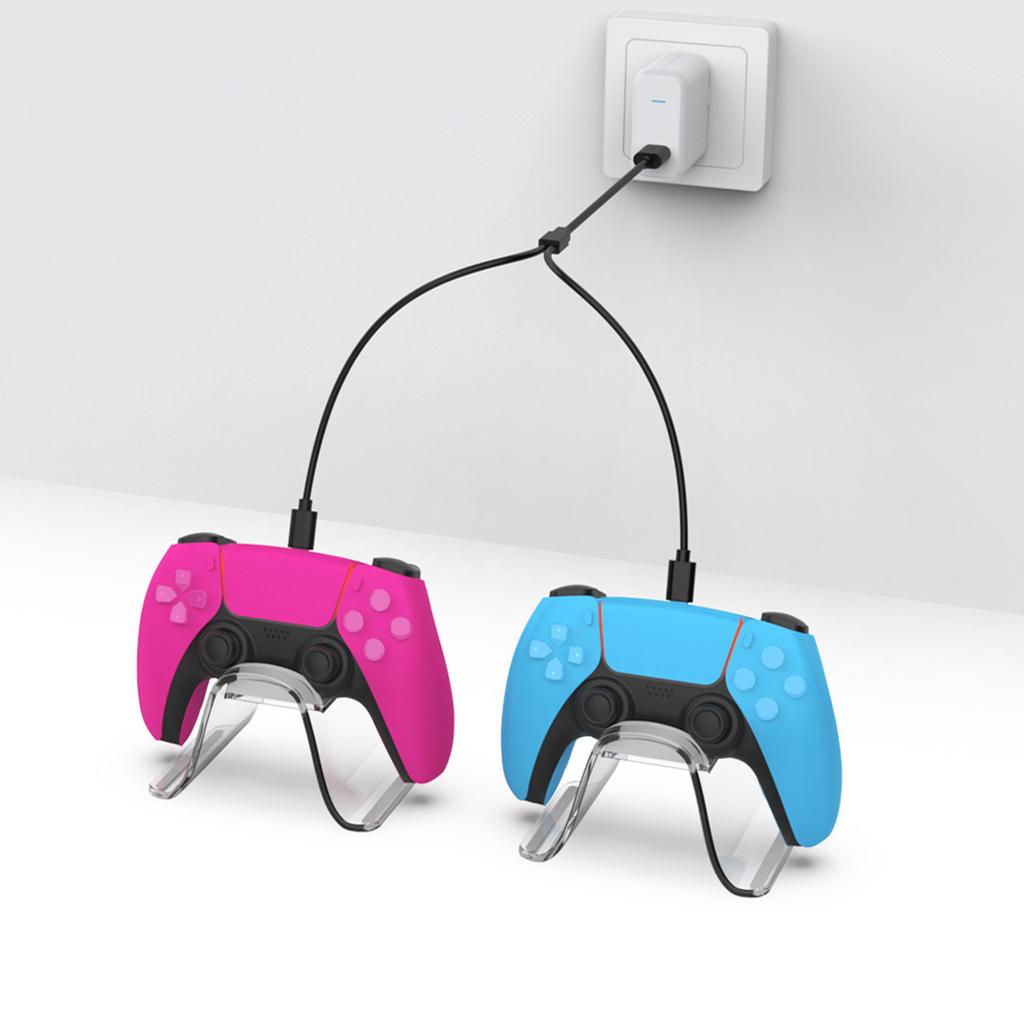 Suitable For VR2 Controller Charger-USB Charging Dock Cable Transfer Data Sync-Cord Handle Wireless Gamepad-Charger