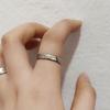 Модное универсальное открытое регулируемое женское кольцо для ЭКГ на указательный палец