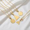 Pintadera Canaria Spain Traditional Ethnic Symbols Pendant Necklaces For Woman  Jewelry #612062