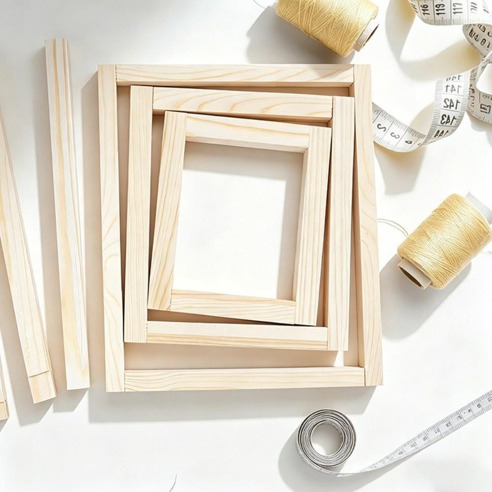 Mortise-And-Tenon Joint Design Needlework Stretcher Bars Embroidery Frame Set  Canvas Painting