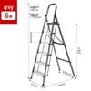 Compact Folding Multi-Functional Telescopic 4-Step A-Frame Ladder