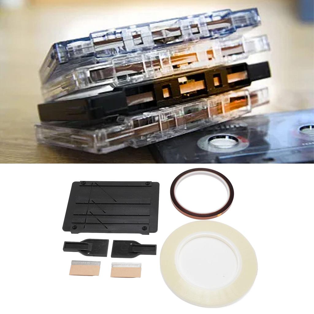 Tape Splicing Set 1Celsius4 10 Inch ABS Rail Open Reel Tape Splicing Kit for Repairing