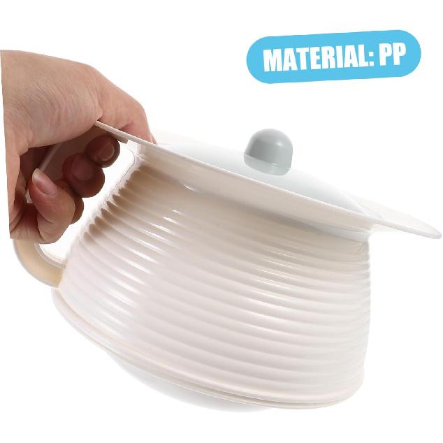 Homoyoyo Ночной горшок для взрослых и женщин с крышкой - Портативный горшок для мочи и ведро для мочи с ручкой - Идеально подходит для чрезвычайных ситуаций, кемпинга и использования у кровати