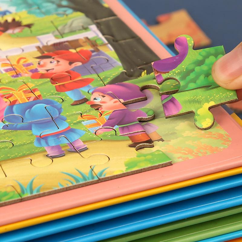 Детская магнитная головоломка для детей 3-6 лет, детский сад, раннее образование, просвещение, мультфильм, магнитные развивающие игрушки