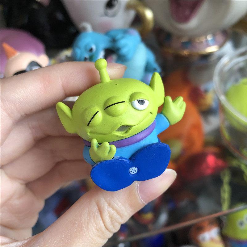 New In Stock Yawning Three Eyed Furry Monster Action Figure Toy Desktop Decoration Ornament Holiday Surprise Gift For Fans