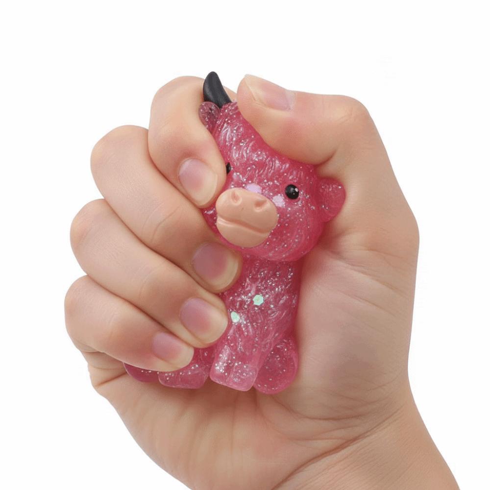 Soft Goldfish Squishy Toy Colorful Goldfish Fidget Toy Cartoon Cow Squeeze Toy Party Favors