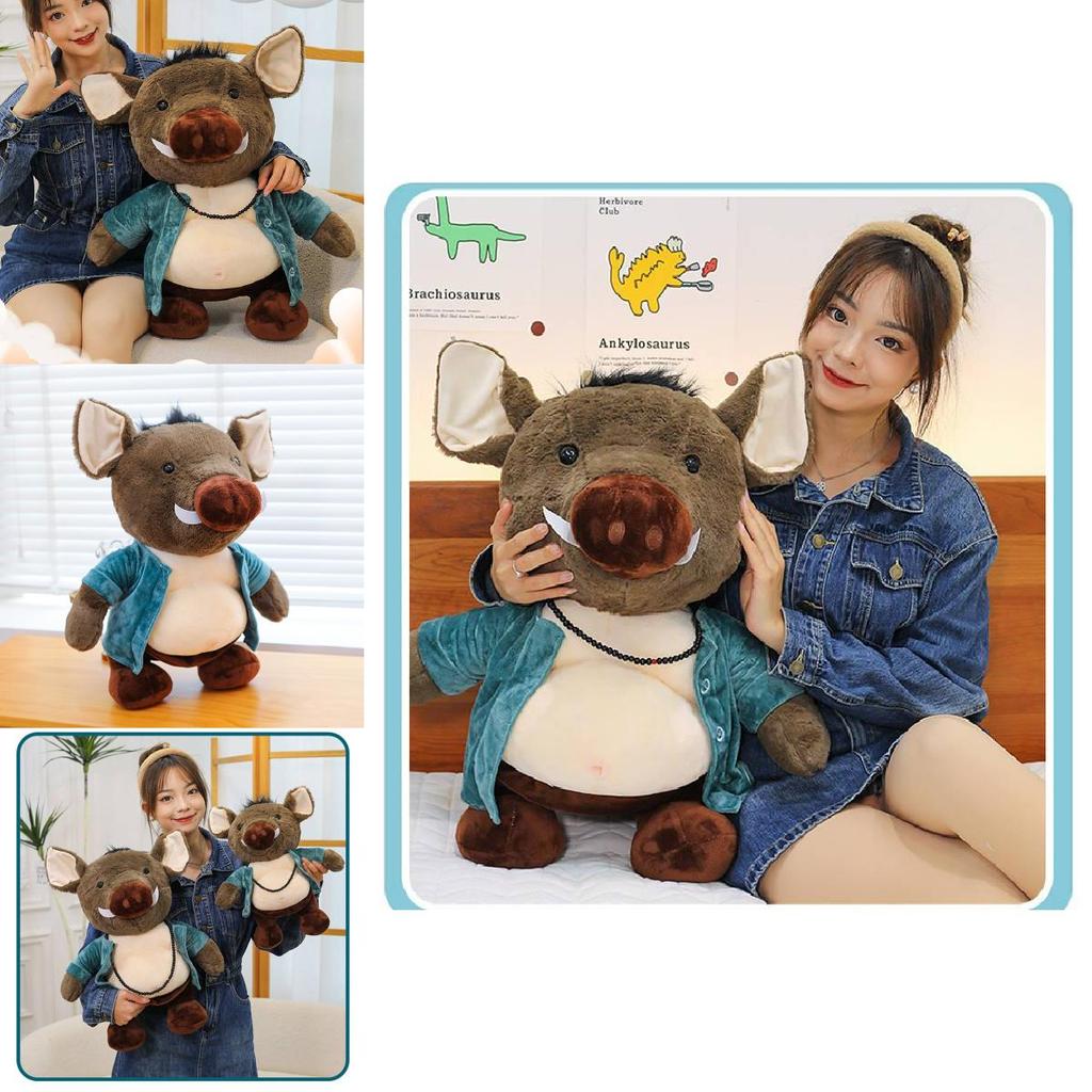 Очаровательная плюшевая кукла Свиньи Бацзе, мягкая игрушка, брелок Черная мифология Укун, подарок для девочек