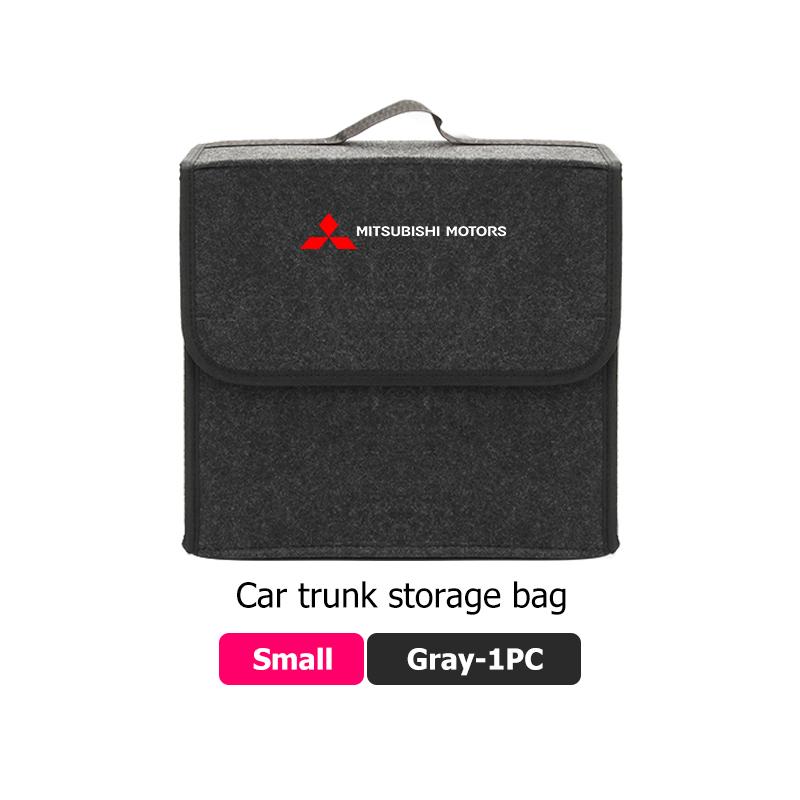 xkhr10 Car Foldable Felt Trunk Storage Bag Large Capacity Organizer Box Accessorie For Mitsubishi Outlander Pajero Sport Lancer Eclipse