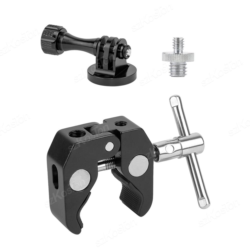 Motorcycle Bicycle Holder Handlebar Mount Bracket For GoPro 12 11 10 9 8 Insta360 X3 DJI Action 4 3 Sport Cameras Accessories