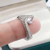 Diamond Ring European and American Style Handmade Jewelry with Prominent Lines