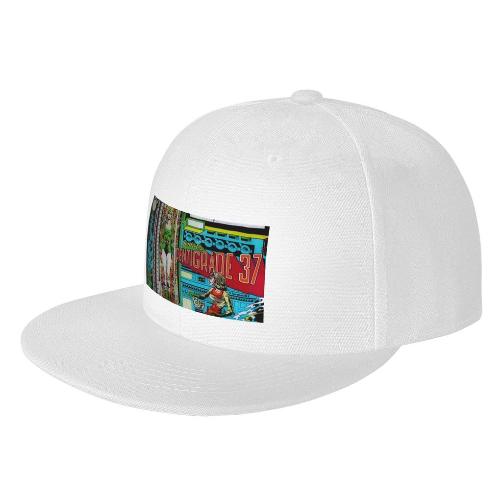 Fashion Centigrade s Pinball Art Flat Brim Sun Hat American Retro Hats For Unisex