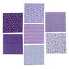 7 шт. 50x50 см Фиолетовая Цветочная Хлопковая Ткань для DIY Рукоделия Шитья Скрапбукинга Квилтинга Набор
