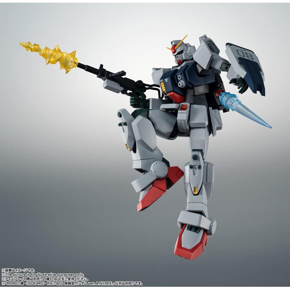 РОБОТ Духи Мобильный доспех Гандам 08-й взвод МС [БОКОВАЯ МС] RX-79(грамм) Наземного типа Gundam версия. АНИМЕ. приблизительно. Подвижная фигура толщиной 125 мм, окрашенная из ПВХ и АБС-пластика