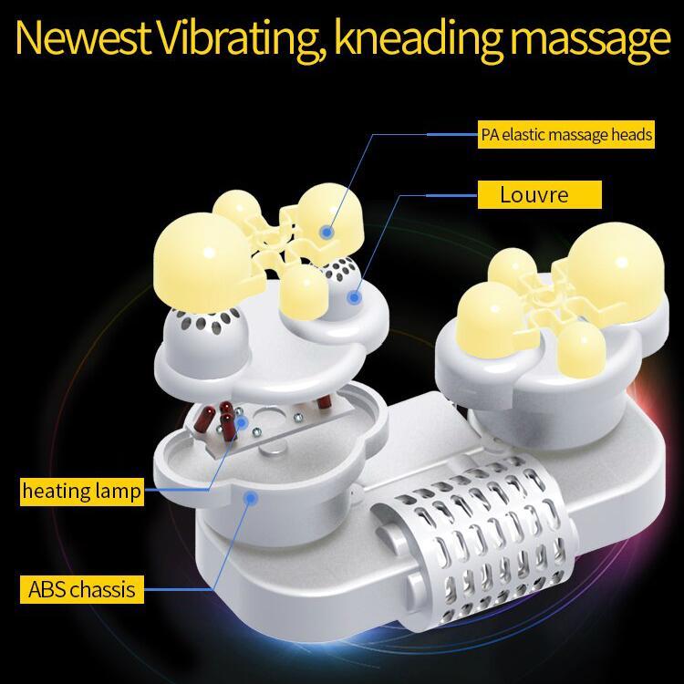 U-образный массажер электрический инфракрасный вибрационный массажер шиацу для разминания спины, шеи и тела