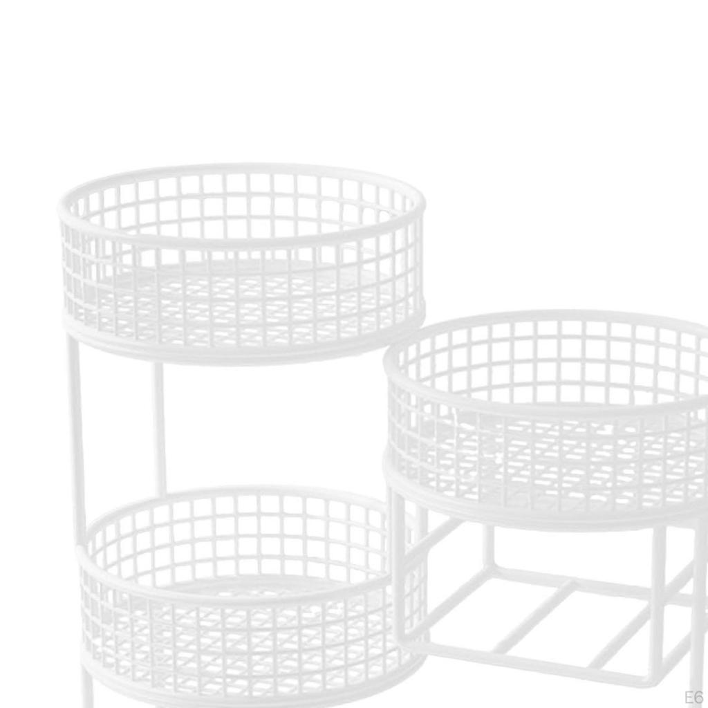 Корзина для фруктов на столешницу, 4 уровня, контейнер для экономии места, большой объем, поднос для сервировки, хранение овощей