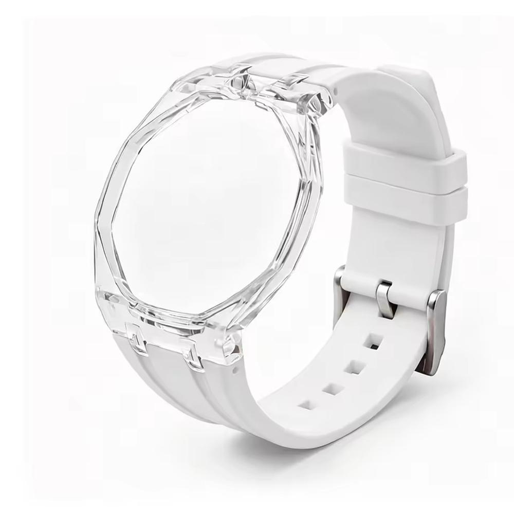 Продвинутый прозрачный чехол Glacier Силиконовый ремешок для часов Для AP x Swatch Royal Pop Карманные часы Превратить в наручные Часы Резиновый ремешок