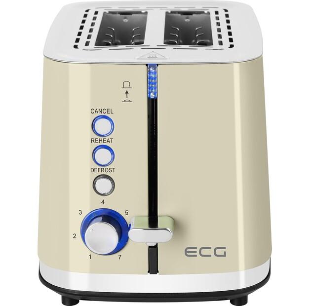 Toaster ECG ST 2766 Vintage Vanilla