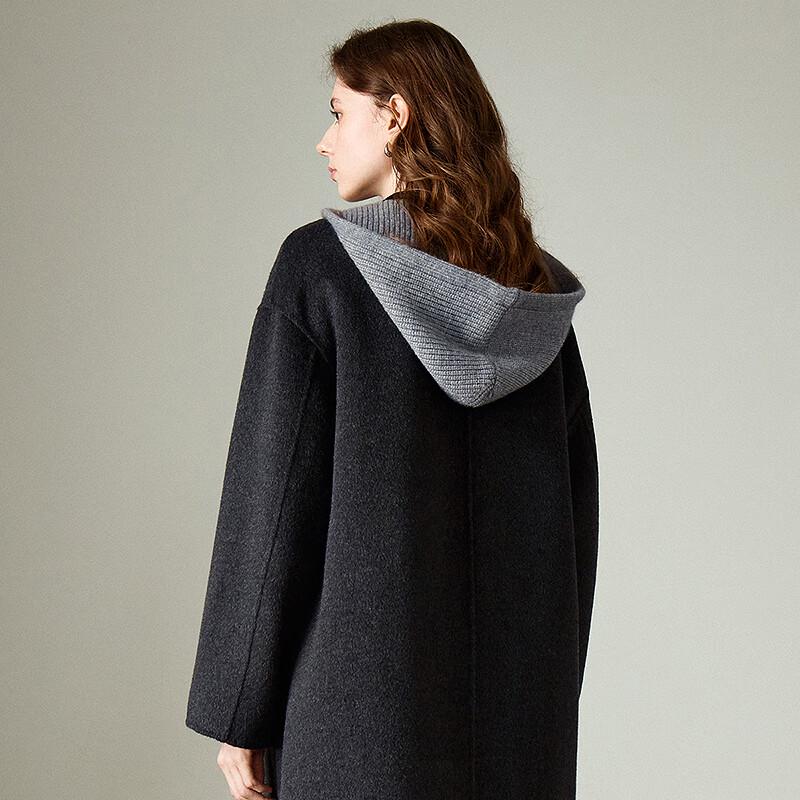 Chuyu Women's 2025 Winter Hooded Knit Sleeveless Vest