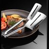 304 Stainless Steel Steak Tong Non-Slip Grip Heat Resistant BBQ Clip for Barbecue Grilling Kitchen Food Serving Tong Bread Clip