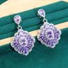 Explosive Jewelry Europe and The United States Hot Anti-allergy Zircon Necklace Earring Jewelry Set