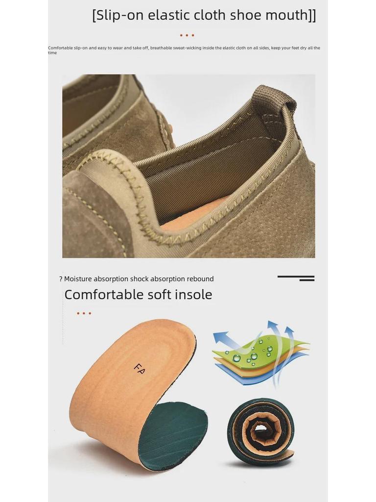 Весенние модные мужские туфли без застежек в британском стиле — однотонные, простые, повседневные, большого размера, корейская мода.