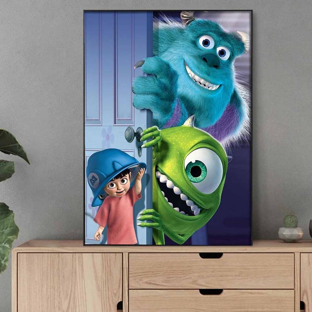 DIY Diamond Painting Monster Academy Cross Stitch Kit Mosaic Art Diamond Painting Full Circle Diamond Home Decoration