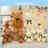 Adorable Teddy Bear Plush Toy Bow Girls Companion Stuffed Doll Birthday Gift