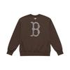 Новая коллекция MLB MONOGRAM Базовая толстовка Boston Red Sox 25FW Унисекс Стандартный коричневый 3AMTM0654-43BRS