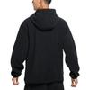 Nike Толстовка с капюшоном из флиса с пэчворком и логотипом Swoosh Мужская толстовка Черная DQ4893-010