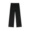 Men's Pleated Ice Silk Wide-Leg Pants - Summer Korean Style, Loose Fit, Trendy Brand, High-End, Nine-Point Casual Pants