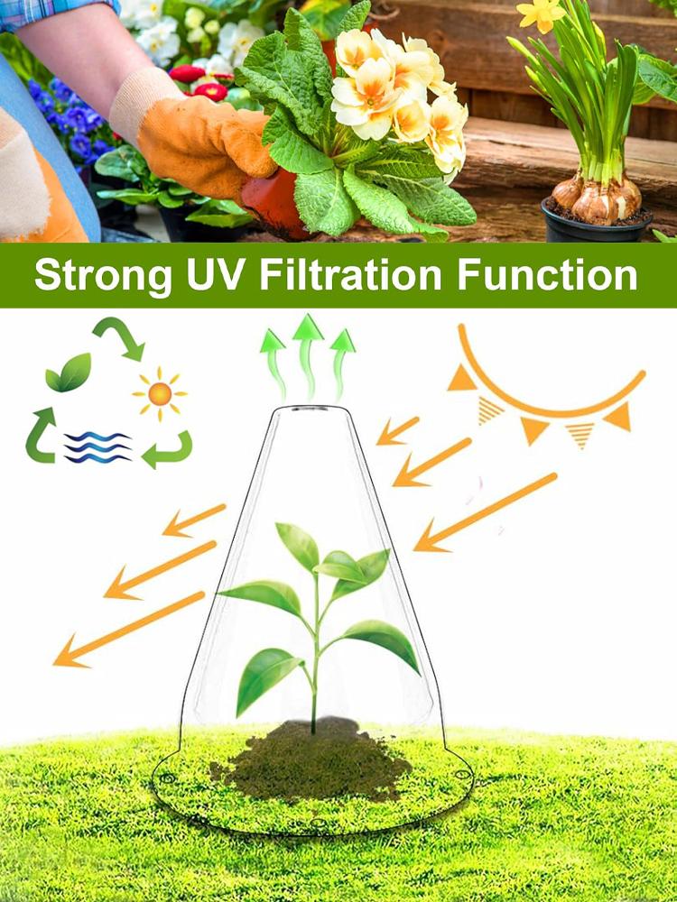 10-20 шт. Защитный чехол для растений в саду, многоразовый чехол для растений, защищенный от насекомых и морозной погоды, чехлы для защиты растений