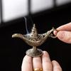 HOT Antique Style Lamp Metal Incense Burner Scented Unscented Candle Holder Home Decor Gift Arabic Incense Burner