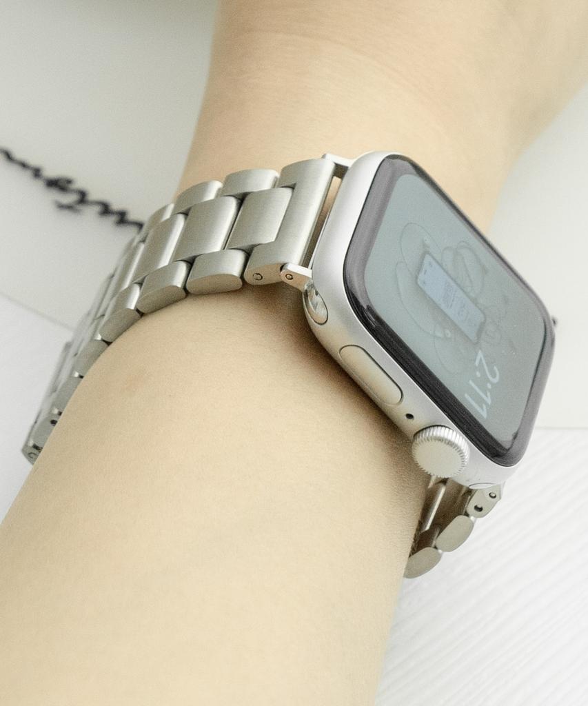 Nuateu [3Цвета] Металлический Ремешок Совместим Со Всеми Моделями Apple Watch 11/10/9/8/7/6/5/4/Se3/Ultra 3