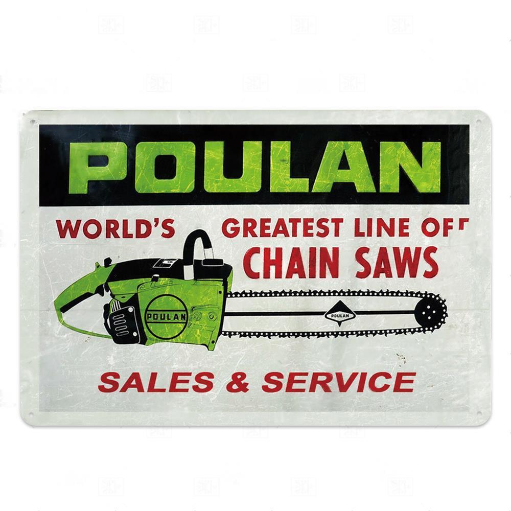 Металлическая табличка с цепной пилой, металлическая винтажная жестяная вывеска, настенный декор для человека, декоративная тарелка в пещере
