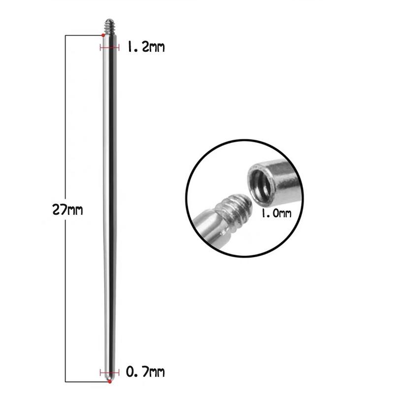 Стильная серьга-кафф в форме подковы из титановой стали с циркониевой шпилькой