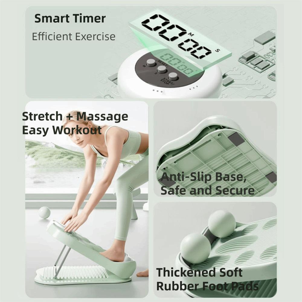 Solid Color Leg Stretcher with Counter Calf Stretcher Stretch Board  Leg Slimming Tool