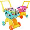 Большая детская тележка для игрушек, игровая домашняя игрушка, симулятор супермаркета, тележка для покупок для мальчиков и девочек, костюм для покупок