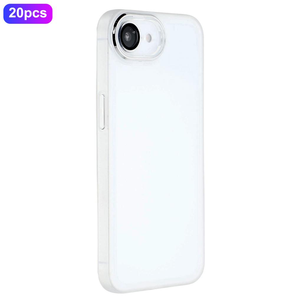 Bulk Purchasing 20Pcs For iPhone 16e Case Electroplated Camera Frame TPU Phone Cover Precise Cutouts