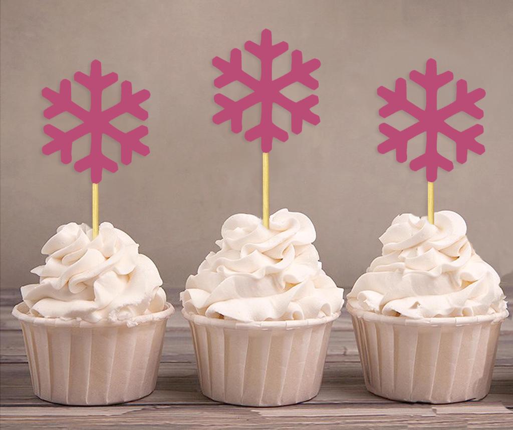 Дарлинг Сувенир| Празднование Рождества Снежинка Кекс Ботворезы | Украшения для зимнего свадебного десерта - упаковка