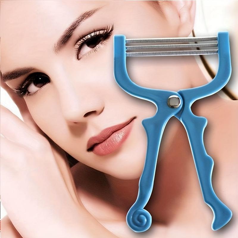 1 шт. Ручной эпилятор для удаления волос на лице, косметический инструмент для бритья и плетения для женщин