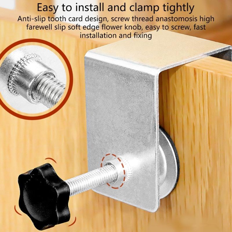 2 шт. Помощник по установке панели ящика, передние установочные зажимы для ящика, удобный монтажный инструмент для мебели, длина 0-36 мм