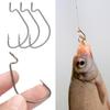 10pcs Anzuelos Lure Softjerk Worm Hook Fishing Tackle Wide Crank Fishhooks Fishing Hook
