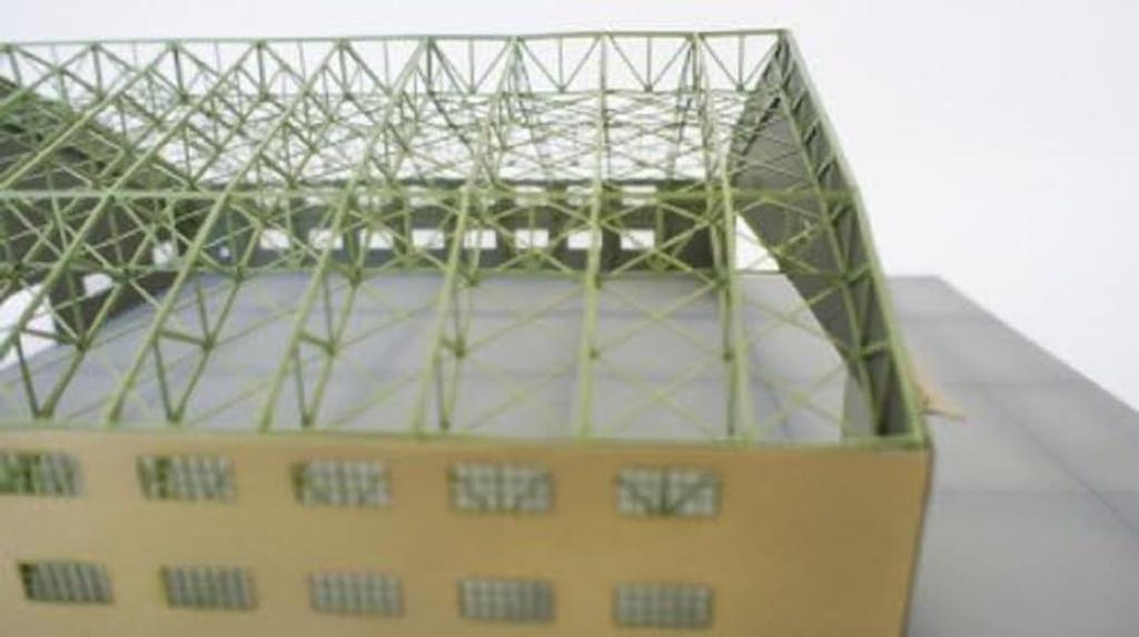 Kobaani Model Studio 1/144 Scale Frontline Series WWII Japanese Wooden Hangar Assembly Kit FS-001