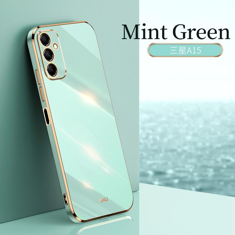 For Samsung Galaxy A15 A 15 5G Case Soft Silicone Back Cover 6D Electroplating Phone Case