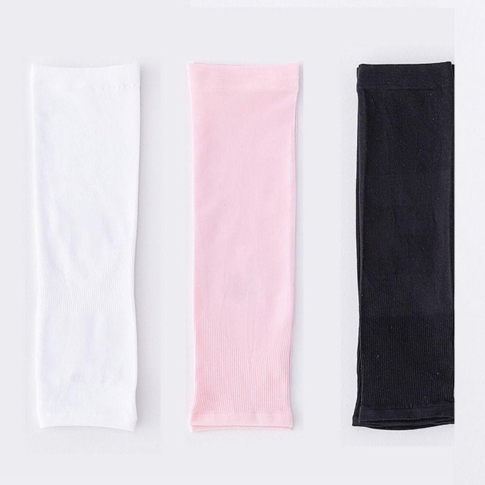 Ice Silk Children Ice Sleeve Anti-Slip Summer Arm Sleeve Fingerless Sleeve Outdoor